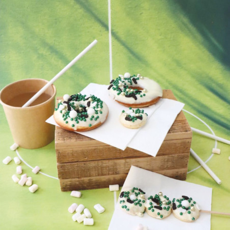 Décors sucres foot donuts  - ScrapCooking