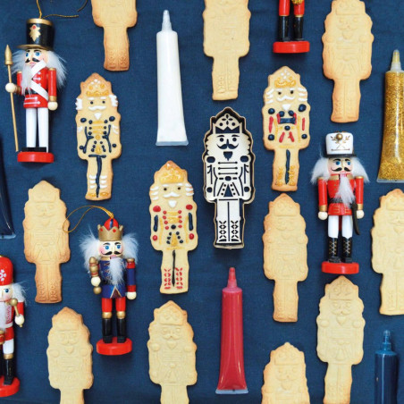 Cookie cutter + wood embosser Nutcracker - product image 4 - ScrapCooking