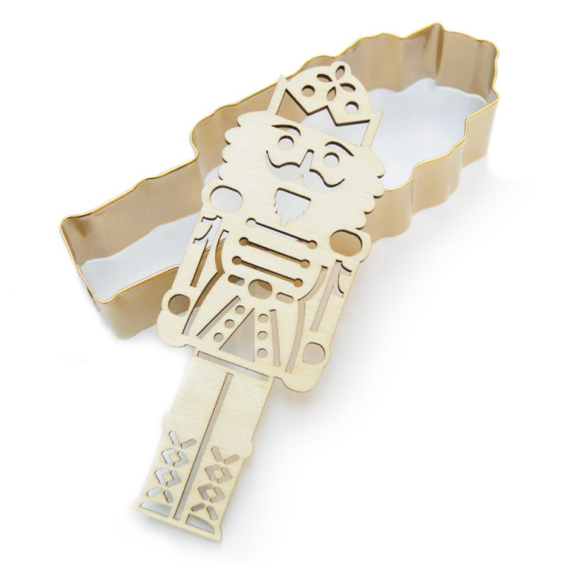 Cookie cutter + wood embosser Nutcracker - product image 2 - ScrapCooking