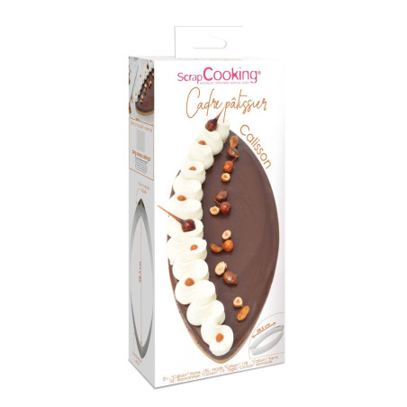 Cadre pâtissier calisson inox pack chocolat - ScrapCooking