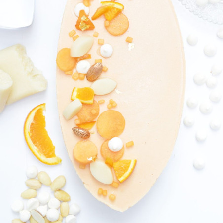 Cadre pâtissier calisson inox orange - ScrapCooking