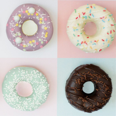 Glaçage marron goût choco - Drip cake donuts décoration - ScrapCooking