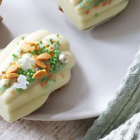 Décors sucrés Pâques décoration madeleines - ScrapCooking