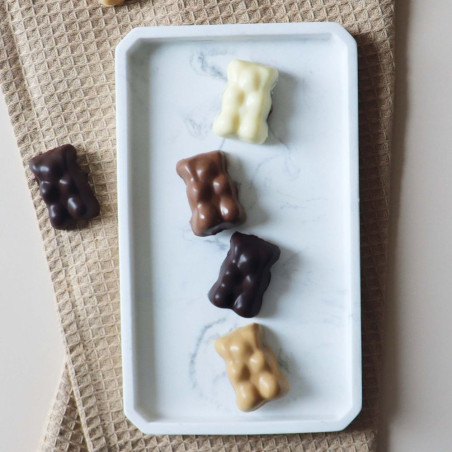 Oursons chocolats moule silicone -  ScrapCooking