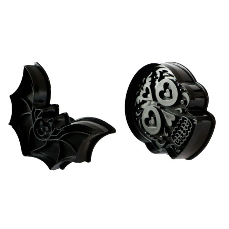Set de 2 découpoirs éjecteurs pour Halloween - ScrapCooking
