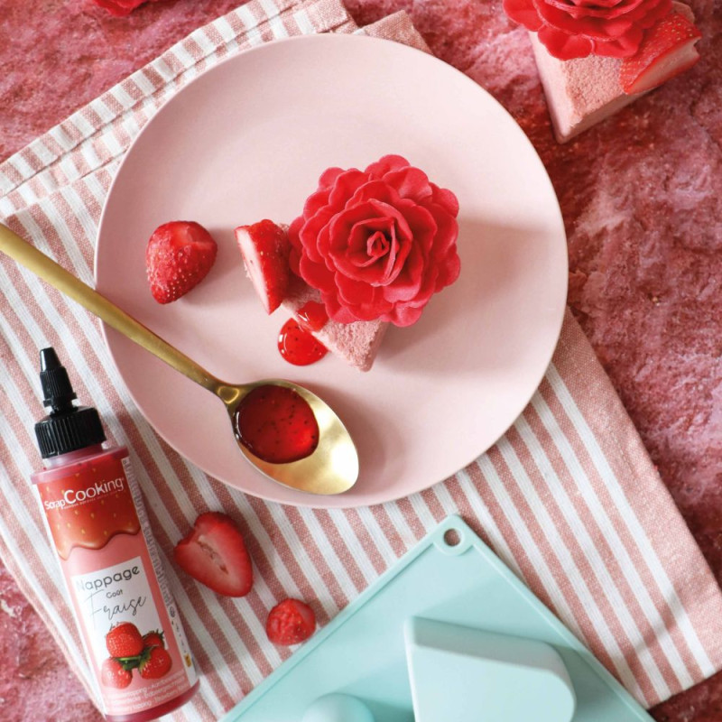 Roses royales rouges azyme fraise - ScrapCooking