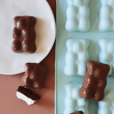 Silicone mould 6 teddy bears - ScrapCooking®