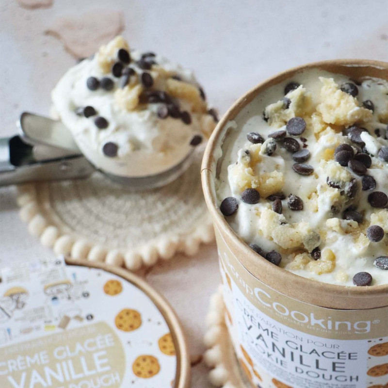 Cookie dough ice cream mix - 110g | ScrapCooking