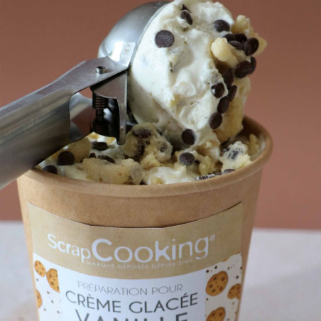 Pot préparation glace cookie dough maison pret à l'emploi - ScrapCooking