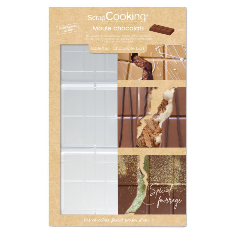 Moule rigide tablettes pack - ScrapCooking