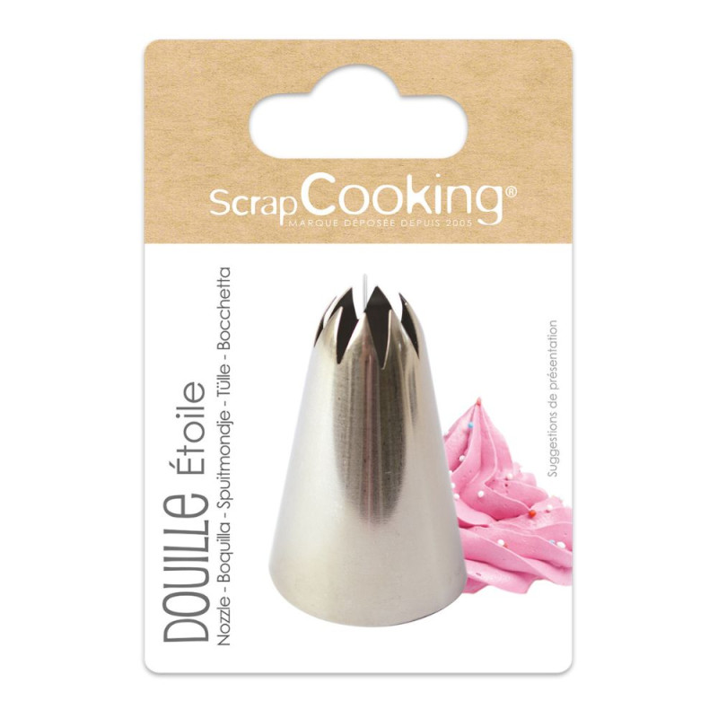 Douille étoile en inox pack - ScrapCooking