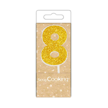 Gold mini candle 8