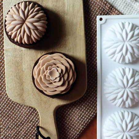 3D silicone mould for poaching Saint-Honoré Ø7 cm for individual tarts