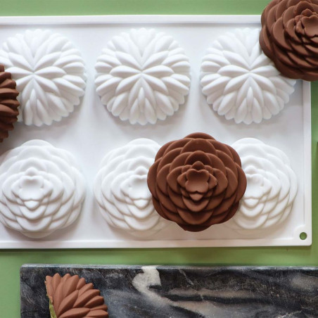 3D silicone mould for poaching Saint-Honoré Ø7 cm for individual tarts