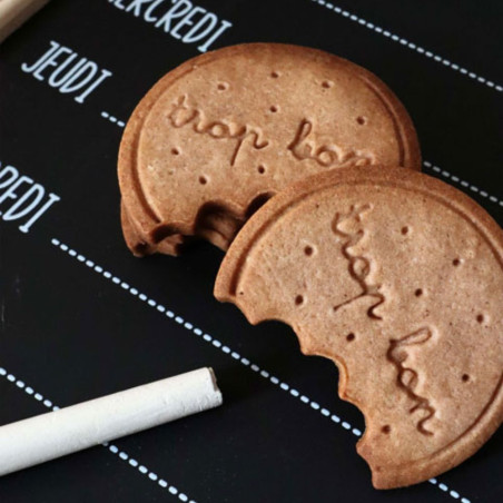 Emporte pièce éjecteur biscuits traditionnels biscuits chocolat - ScrapCooking