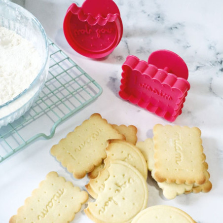 2 ejectors cutters for shortbread biscuits - product image 3 - ScrapCooking