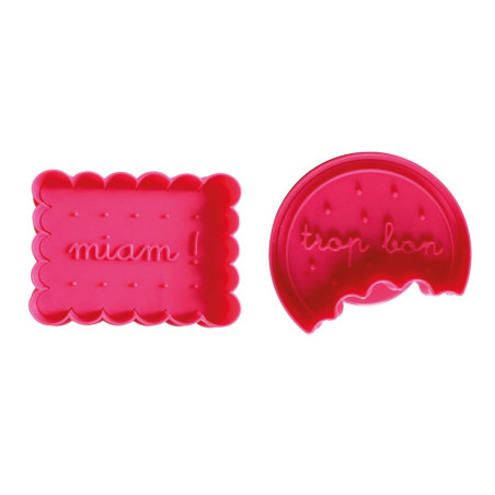 2 ejectors cutters for shortbread biscuits - product image 2 - ScrapCooking