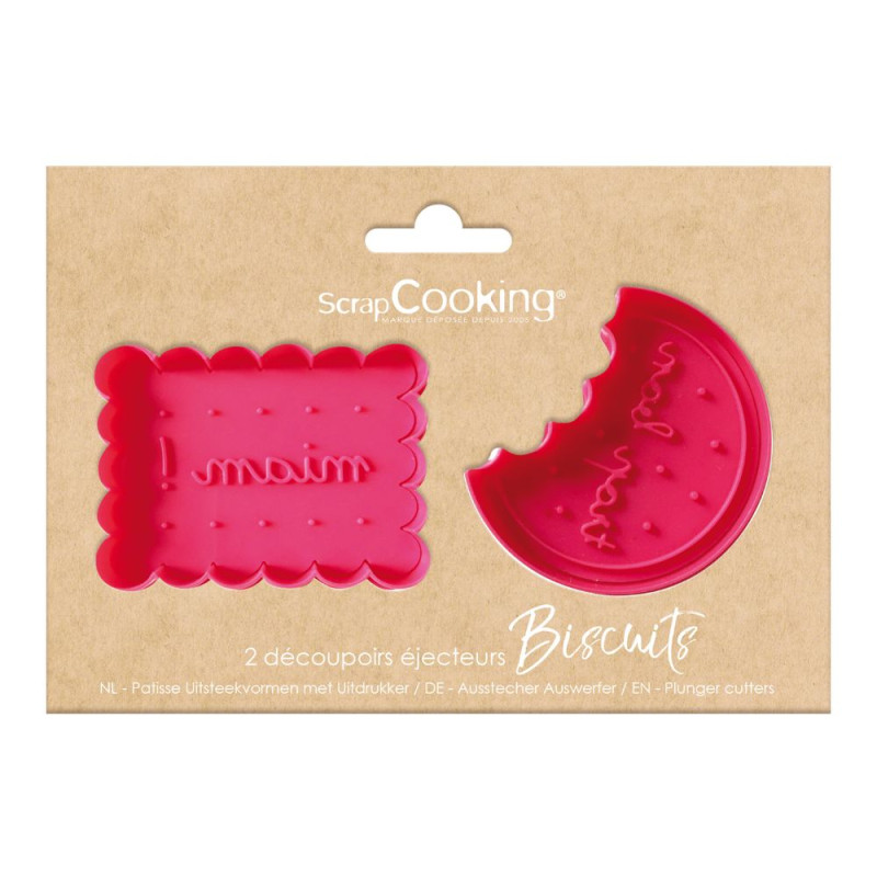 Emporte pièce éjecteur biscuits traditionnels pack - ScrapCooking