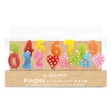 15 bougies 1,2,3 ans - ScrapCooking
