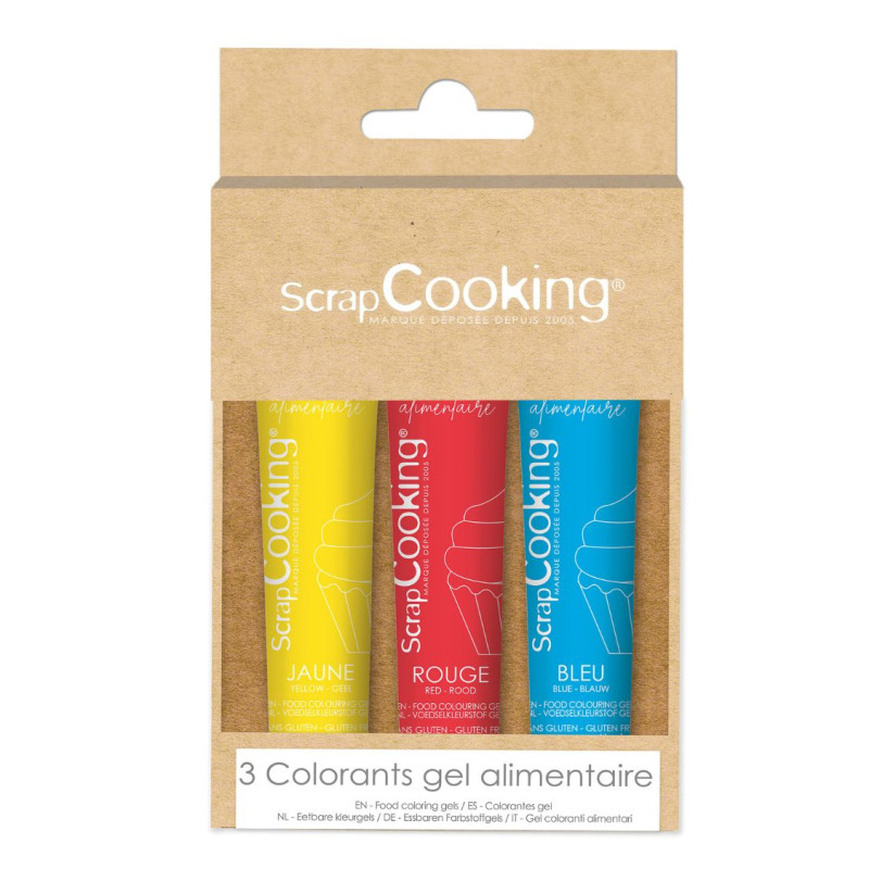 Set of color'gels X3 red/ blue / yellow