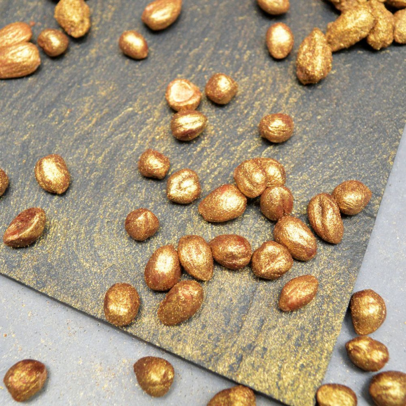 Decorative golden hazelnuts 50g - product image 5 - ScrapCooking