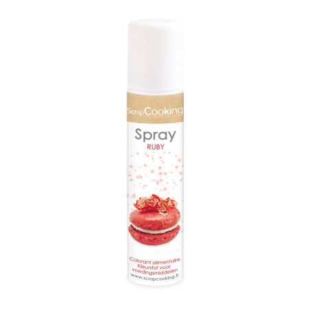 Ruby metallic food colouring spray - product image 1 - ScrapCooking