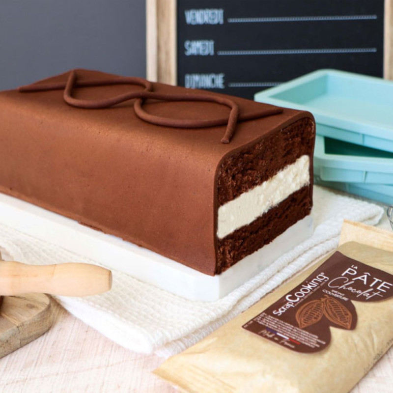 Pâte de chocolat - goût Intense 250g Delice chocoLait XXL  - ScrapCooking