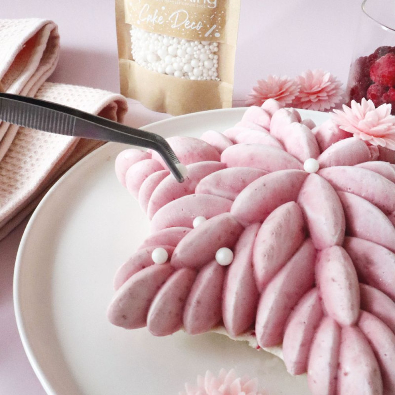 Mix décors sucrés perles nacrées déco entremets - ScrapCooking