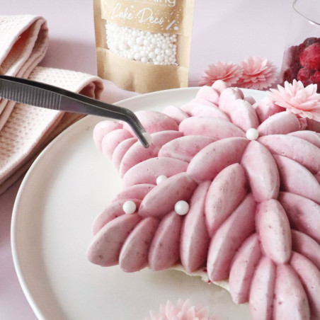 Sweet decorations mix pearly white pearls 60g - product image 3 - ScrapCooking