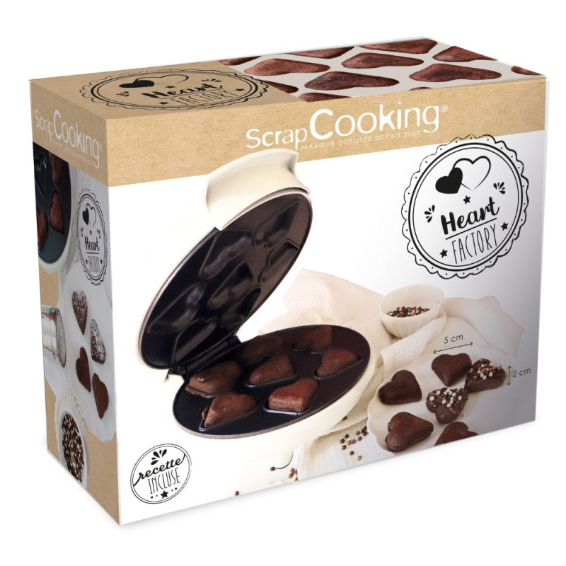 Heart-shaped mini cake machine  - product image 1 - ScrapCooking
