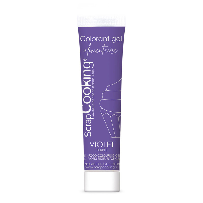 Colorant gel violet 20 gr - ScrapCooking
