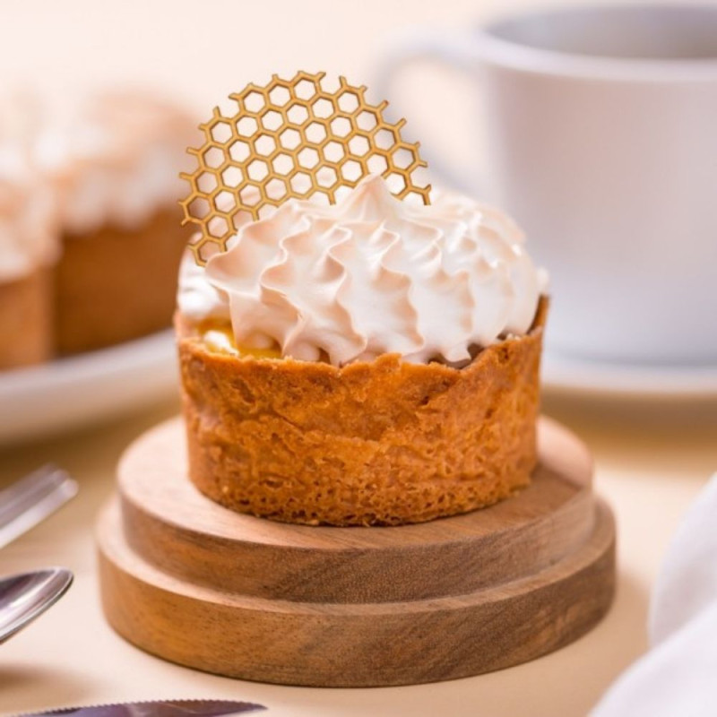 Silicone tuile mat 8 honeycomb decorations | ScrapCooking