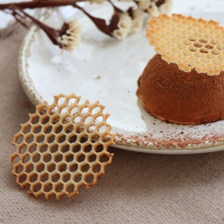 Silicone tuile mat 8 honeycomb decorations | ScrapCooking