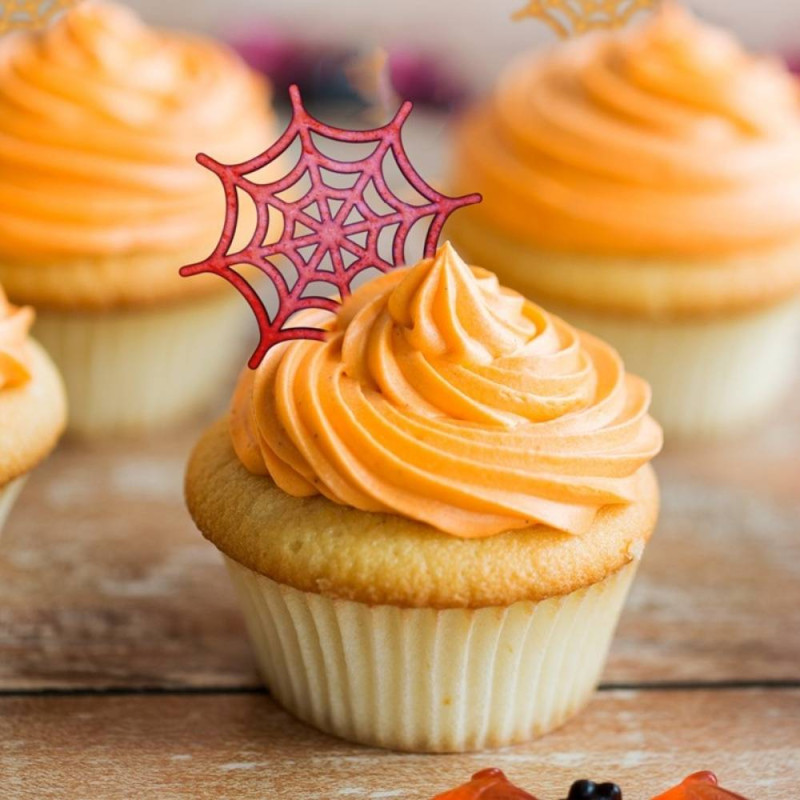 Silicone tuile mat 8 spider webs | ScrapCooking