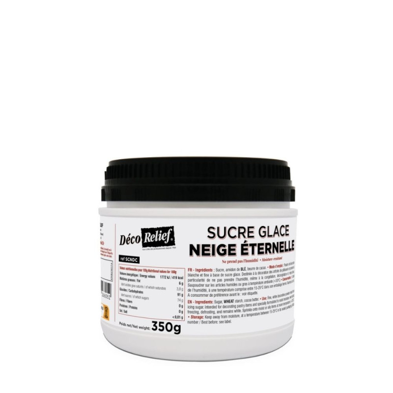 Sucre glace décor neige 350 g - Déco Relief