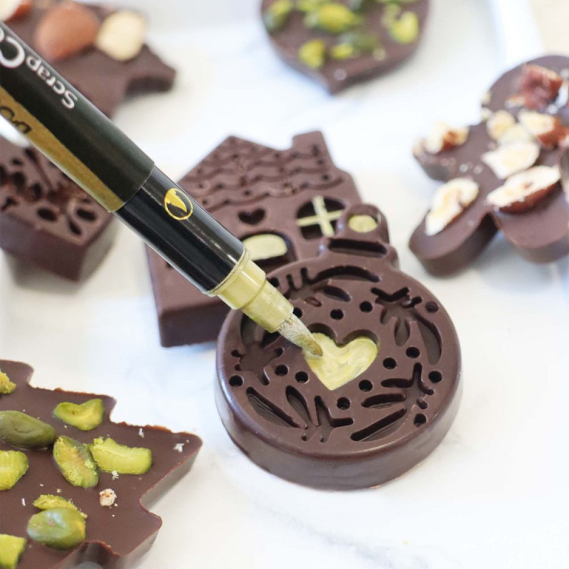 Gold baking pen | ScrapCooking