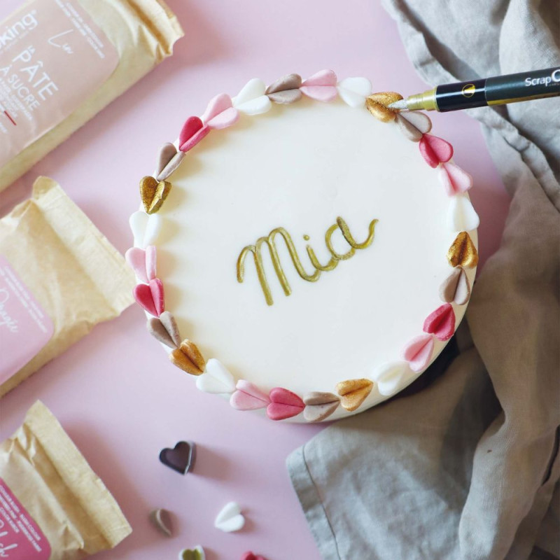 Gold baking pen | ScrapCooking