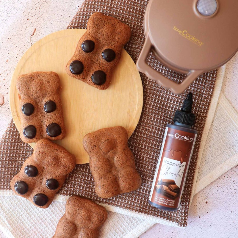 Machine à oursons moelleux nappage choco - ScrapCooking