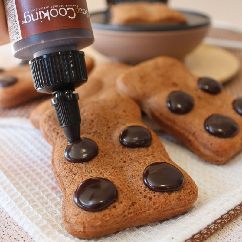 Machine à oursons moelleux nappage chocolat - ScrapCooking