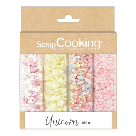 Unicorn Mix - 60g sugar sprinkles  - ScrapCooking®