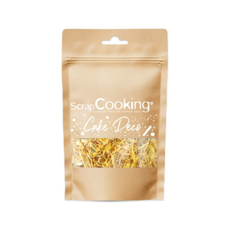 Edible dried marigold flowers for the kitchen | ScrapCooking