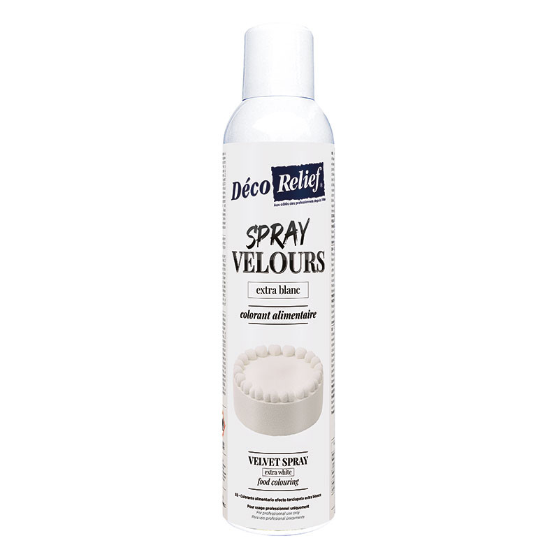White velvet spray 300 ml – Cake finish | Scrapcooking