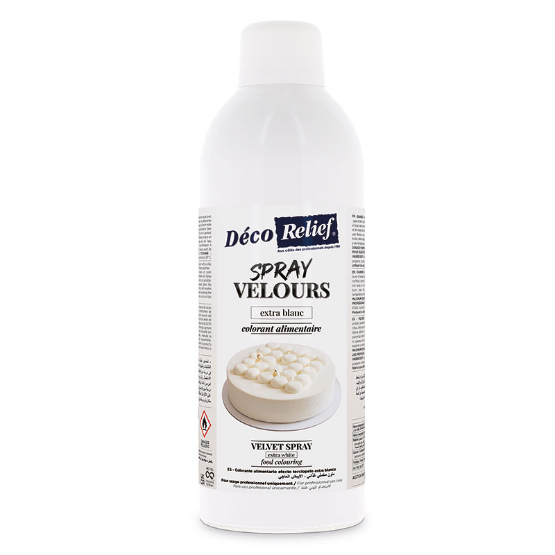 White velvet spray 400 ml – Pro decoration | Scrapcooking