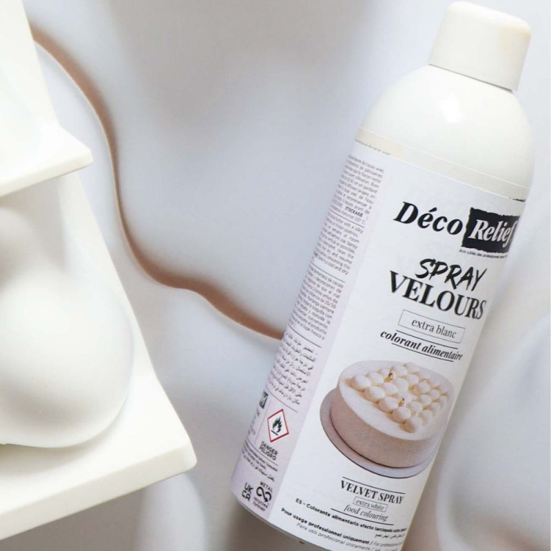White velvet spray 400 ml – Pro decoration | Scrapcooking