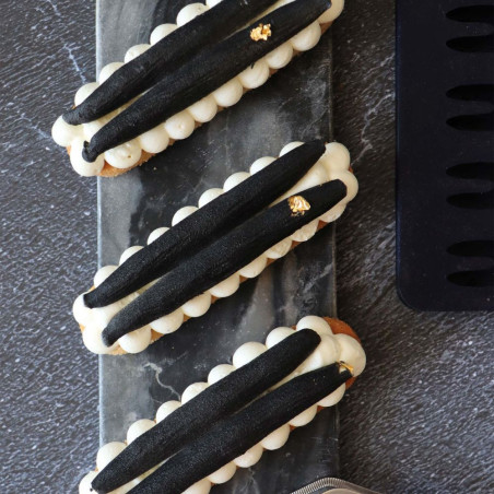 Ambiance tarte trompe l'œil silicone – Gousses de vanille Déco Relief