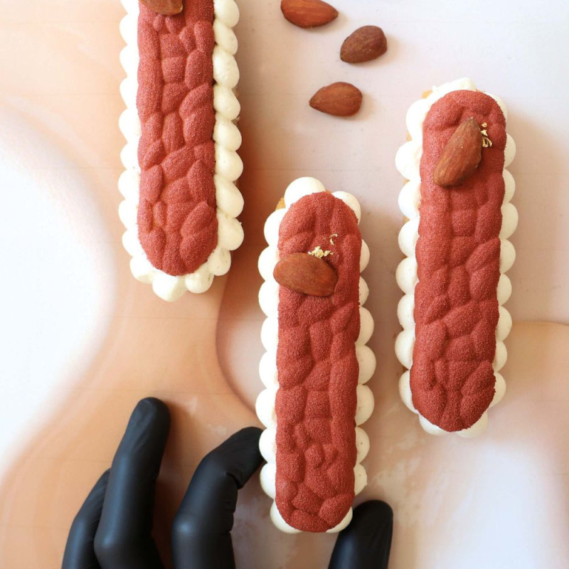 Trompe-l’oeil silicone mold – Realistic almonds | Scrapcooking