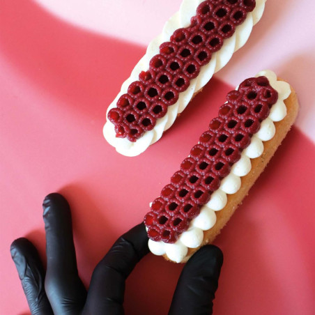 Trompe-l’oeil silicone mold – Raspberry topping 3D | Scrapcooking