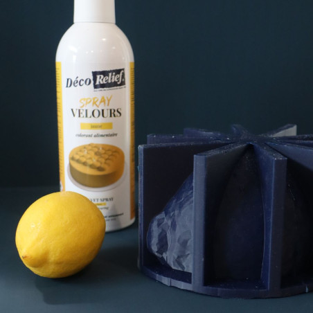 Trompe-l’oeil silicone mold – Lemon Ø12 cm | Scrapcooking