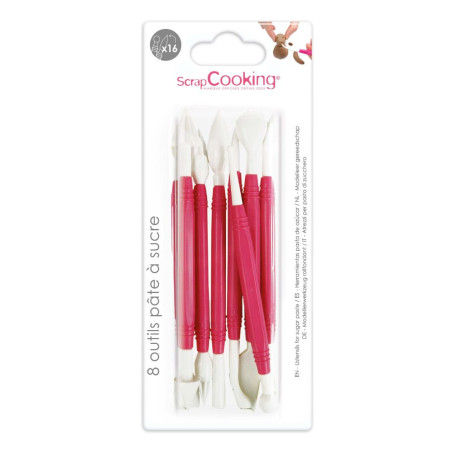 8 Fondant modelling tools  - product image 2 - ScrapCooking