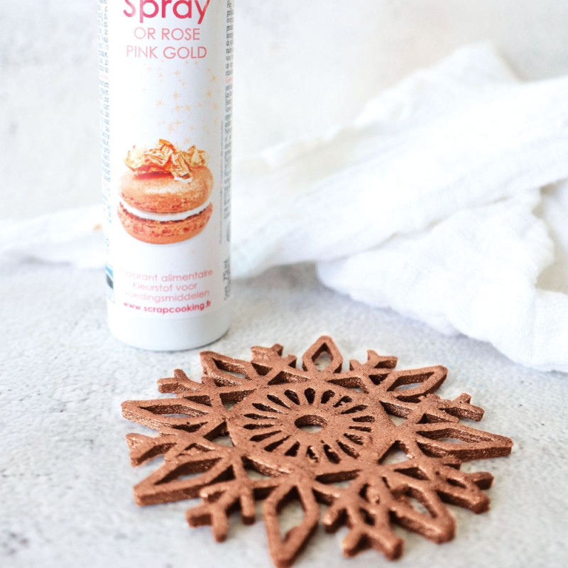 Rose gold food colouring spray 75 ml - product image 2 - ScrapCooking
